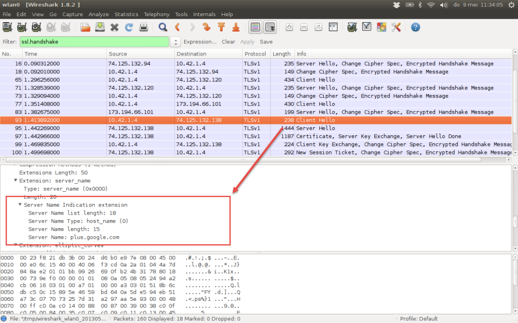 Хеллоу клиент. Клиент 224. Анализ SSL пакетов с помощью приложения Wireshark. Фон программы HELLOCLIENT.